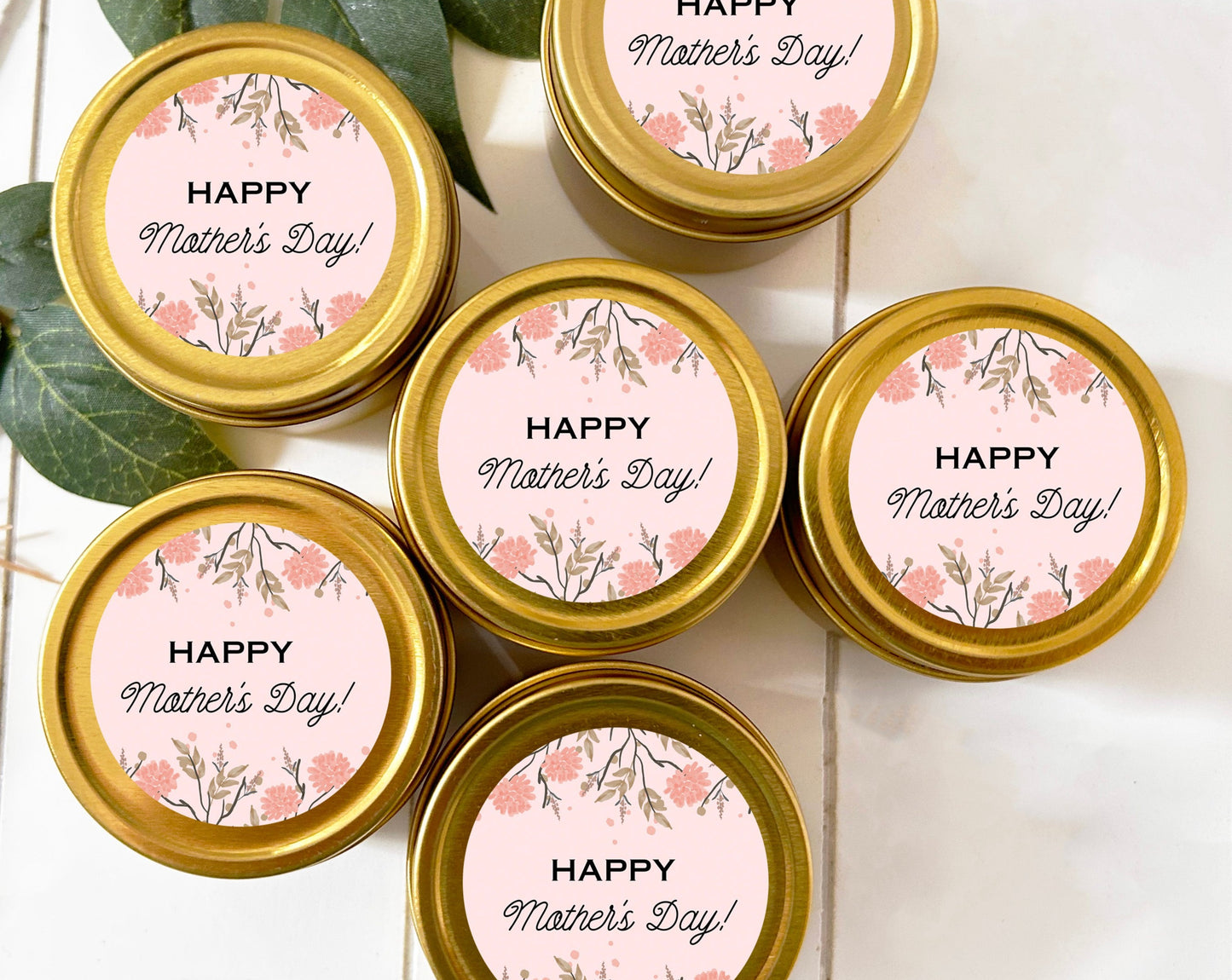 Pink Mother's Day Party Favor