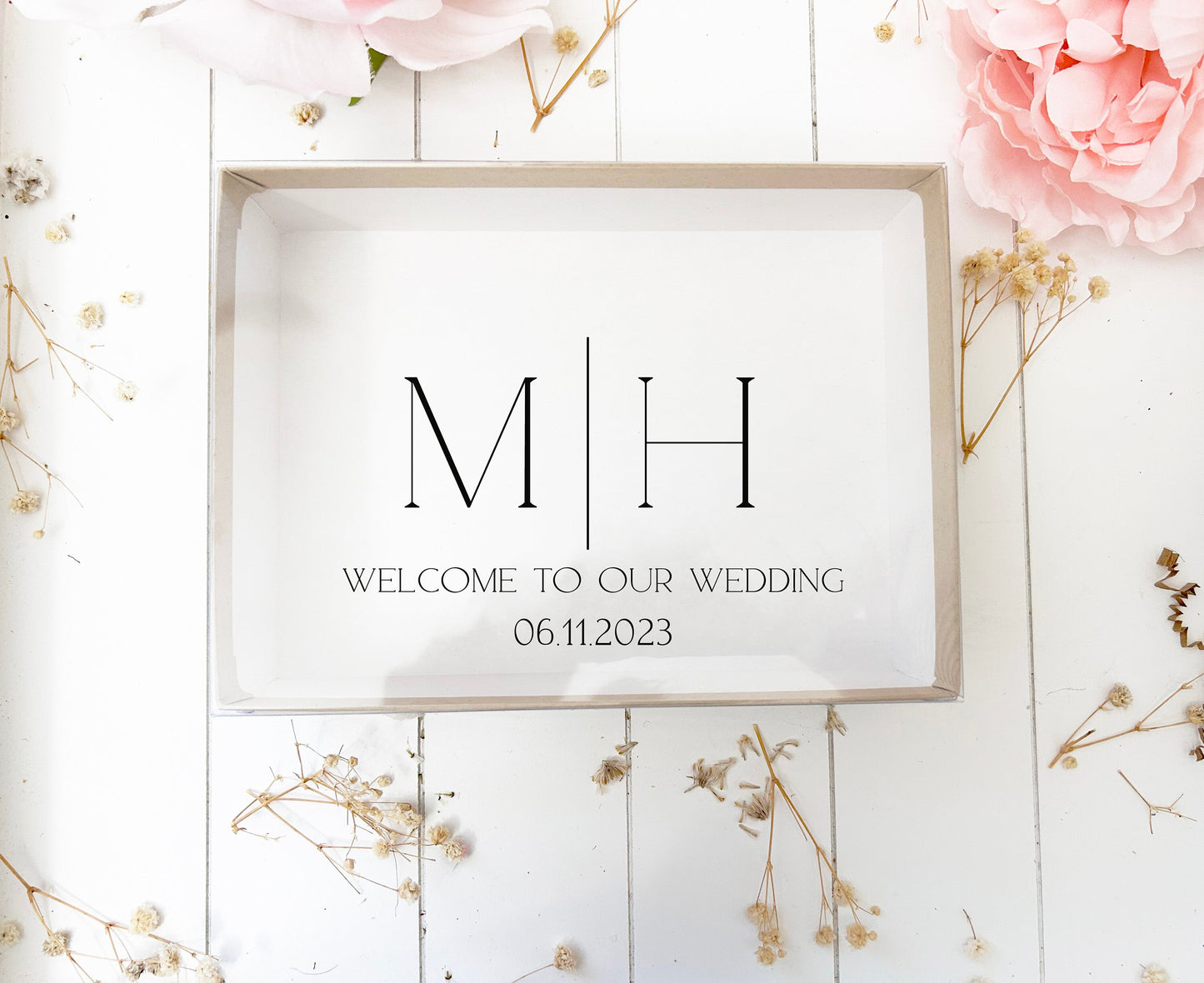 Personalized Welcome Box for Guests, Custom Thank you Box, Hotel Welcome Box for Hotel Guests, guest favor Box, Personalized Box for Guests