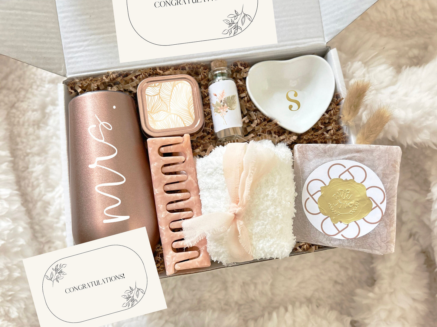 Congratulations Gift for Bride, Gift Box Future Mrs, Engagement Congratulations Gift Basket/ Bride to be Hamper/ Engagement Gift basket