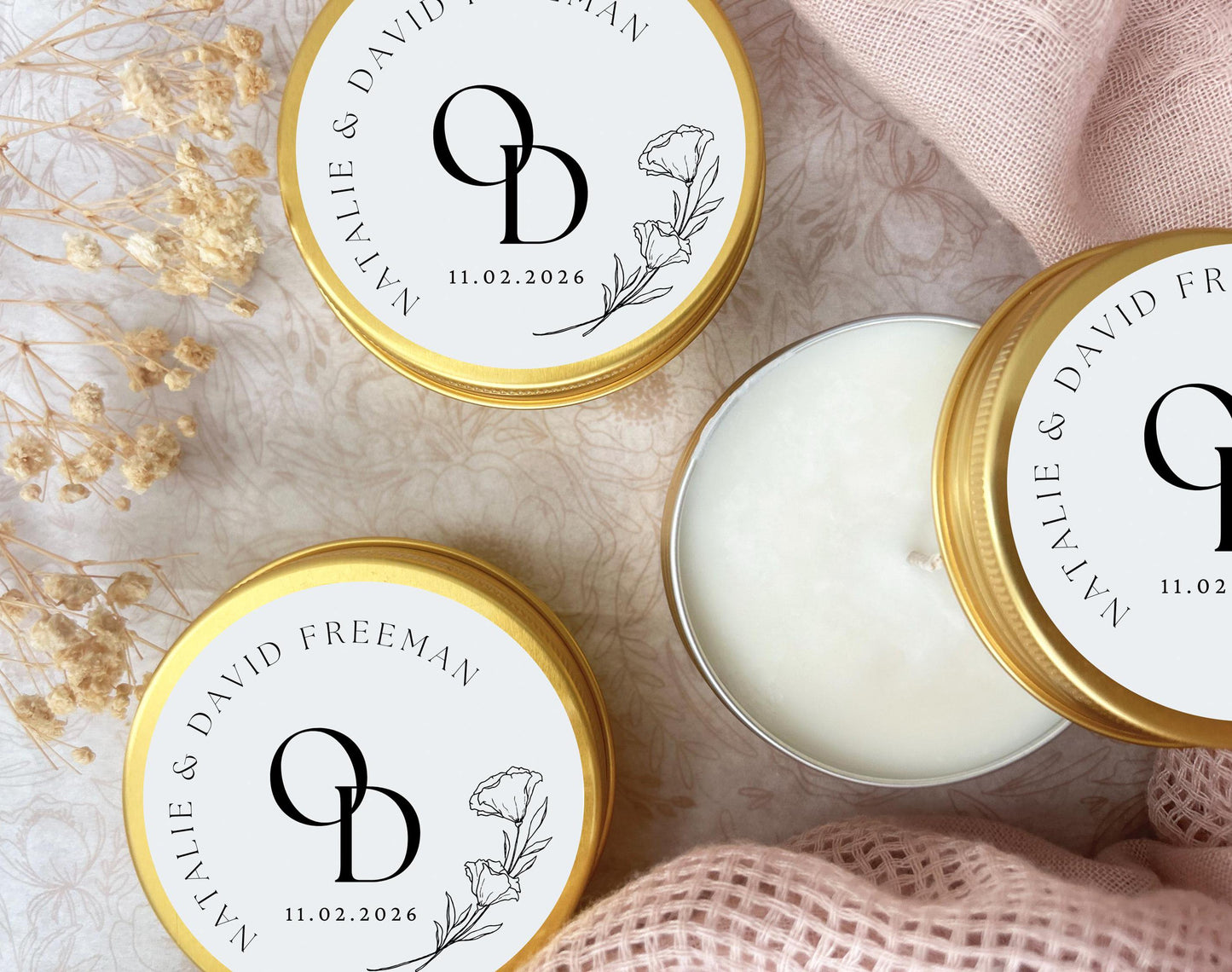 Bulk Wedding Candle Favor, Candle Wedding favor for Guests, 2oz. Candle Favor, Wedding Favor, Bulk Shower Favor, Favor for Wedding guests