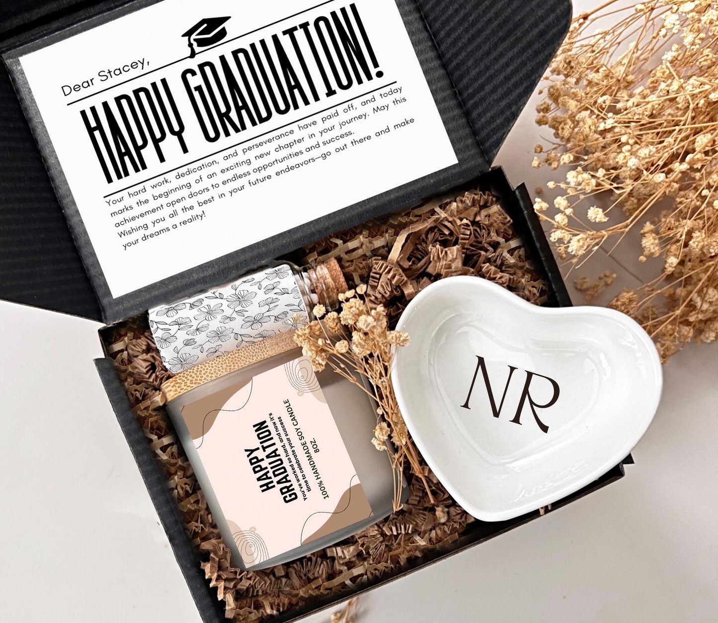 Mini Graduation Gift Set, Trinket Dish for Graduate, Bulk Grad Gift Set, Gift for College Grad, High School Grad Gift, Gift for Her
