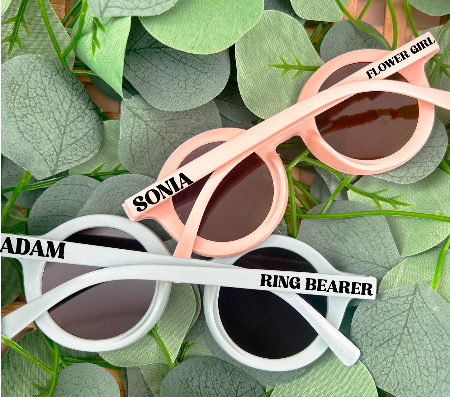 Personalized Flower Beach Sunglasses/ Kids Toddler Sunglasses/ Cute Kids Summer Sunglasses/ Easter Day Gift