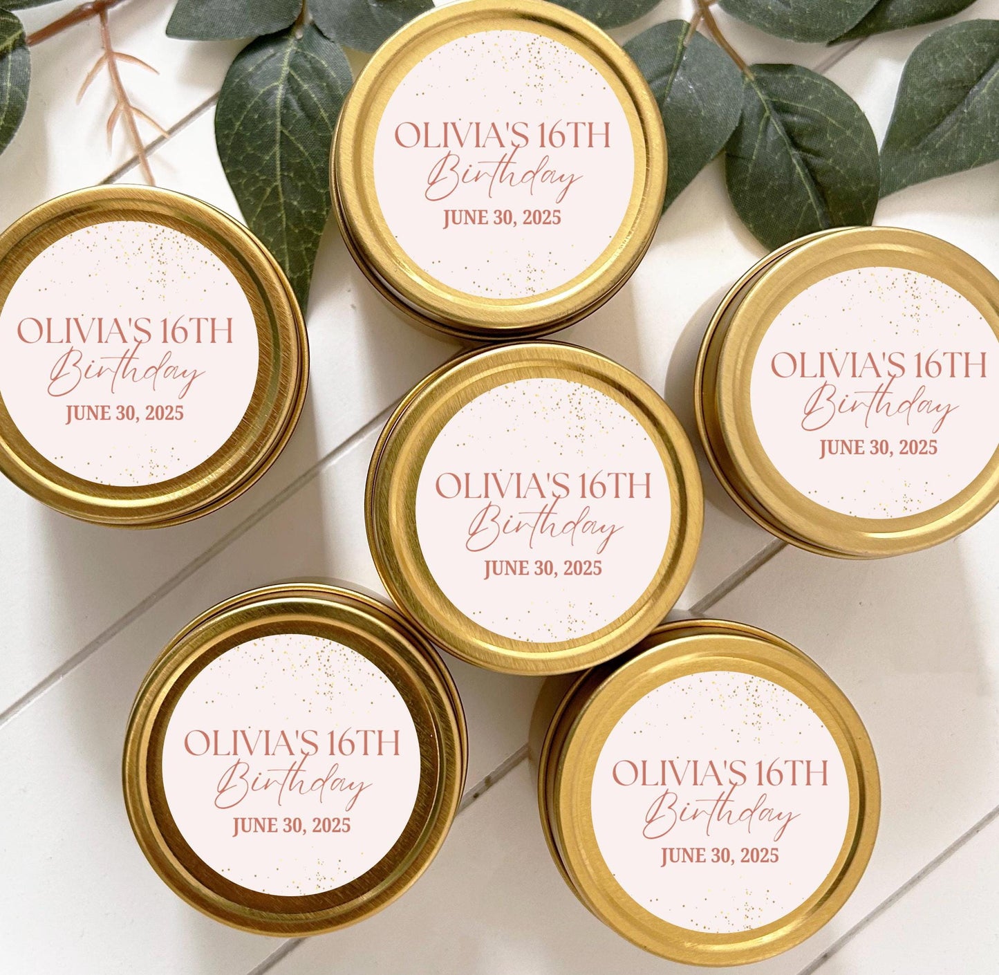 Sweet Sixteen Birthday Candle Favor, Happy 16th Birthday Candles, Birthday favor idea, Bulk Candle Favor, Teen Birthday return gift