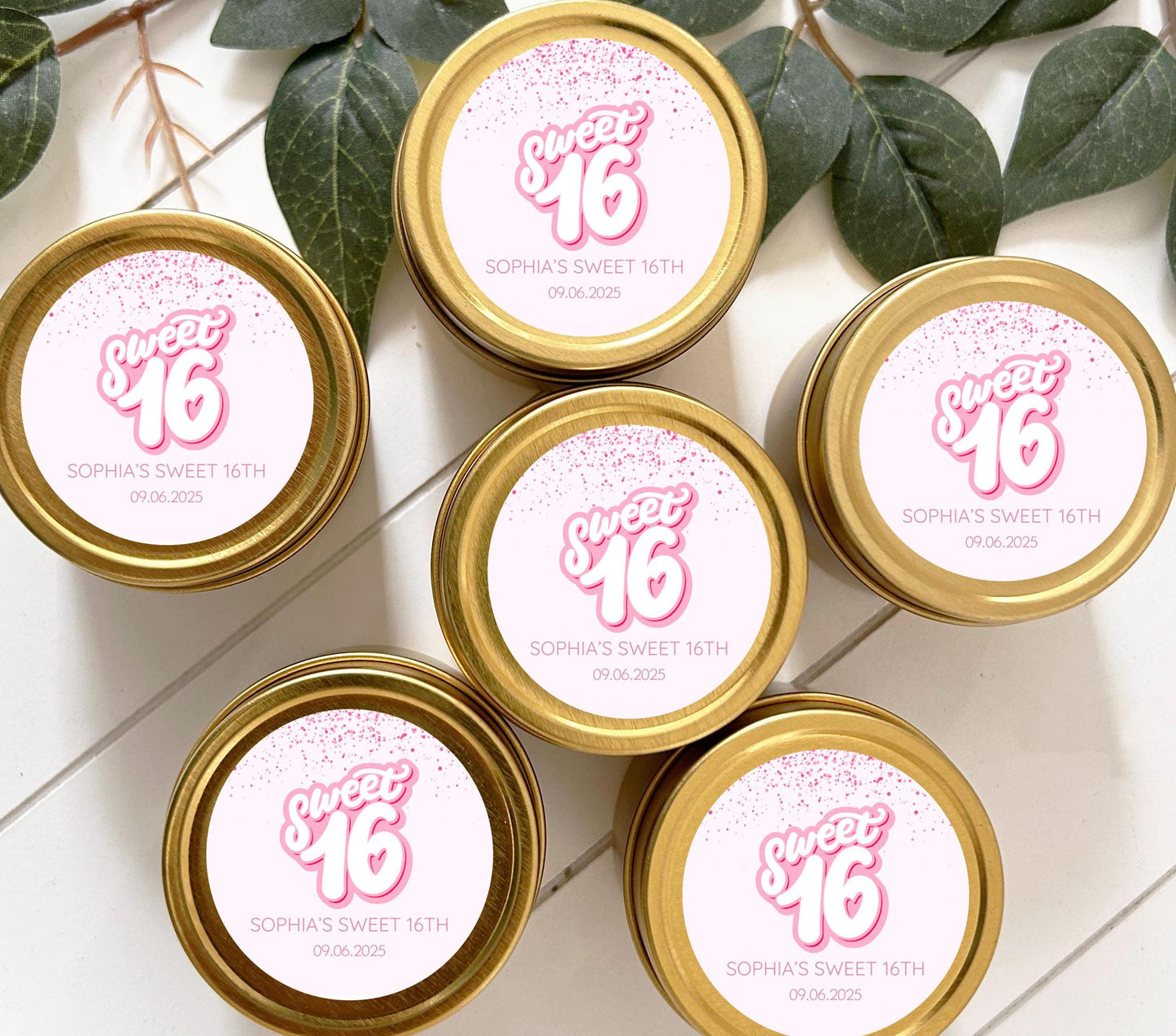 Sweet Sixteen Birthday Candle Favor, Happy 16th Birthday Candles, Birthday favor idea, Bulk Candle Favor, Teen Birthday return gift