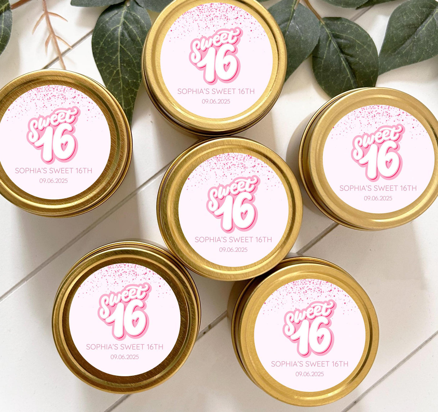 Sweet Sixteen Birthday Candle Favor, Happy 16th Birthday Candles, Birthday favor idea, Bulk Candle Favor, Teen Birthday return gift