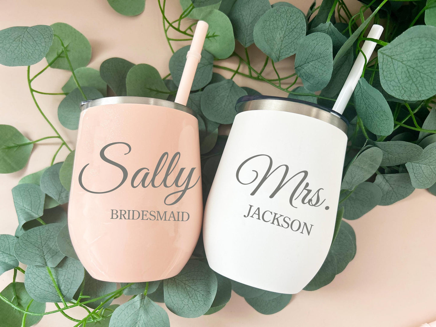 Custom Engraved Wine Tumbler, Bridesmaid Proposal Gift, Bachelorette Party Tumblers Girls Night Out, Wine Tumbler, Customized Cup