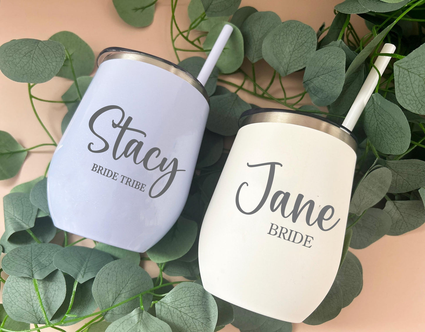 Custom Laser Engraved Wine Tumbler, Bachelorette Party Tumbler, Bridesmaid Gift / Stainless Steel Cup, Personalized Tumbler, Girls Trip,