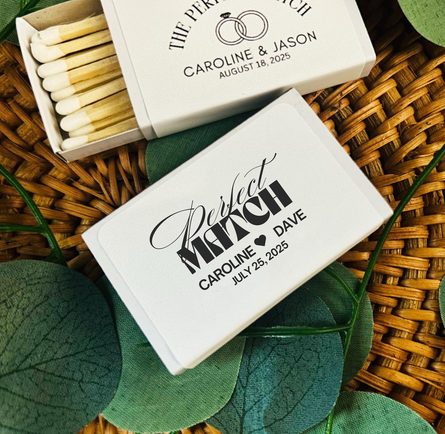 BULK Wedding Matches Set of 50, The Perfect Match Personalized Matches, Wedding Matchboxes Party Favors, Celebration, Custom Wedding Favor