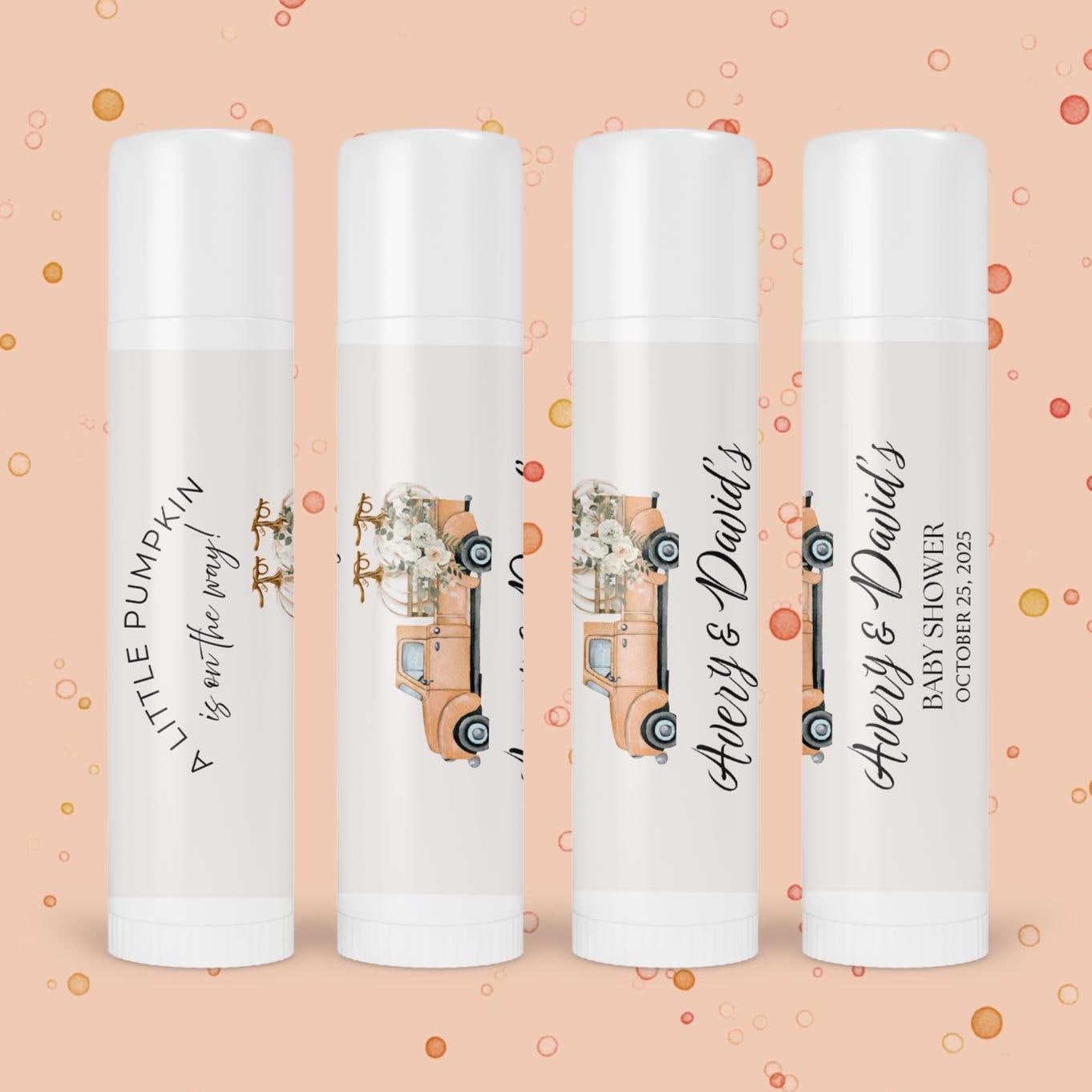 Bulk baby shower lip balm, Baby Shower Guest favor, lip balm Favor, Party Favor, Lemon Themed Favor, Summer baby Shower, Bulk Favor idea