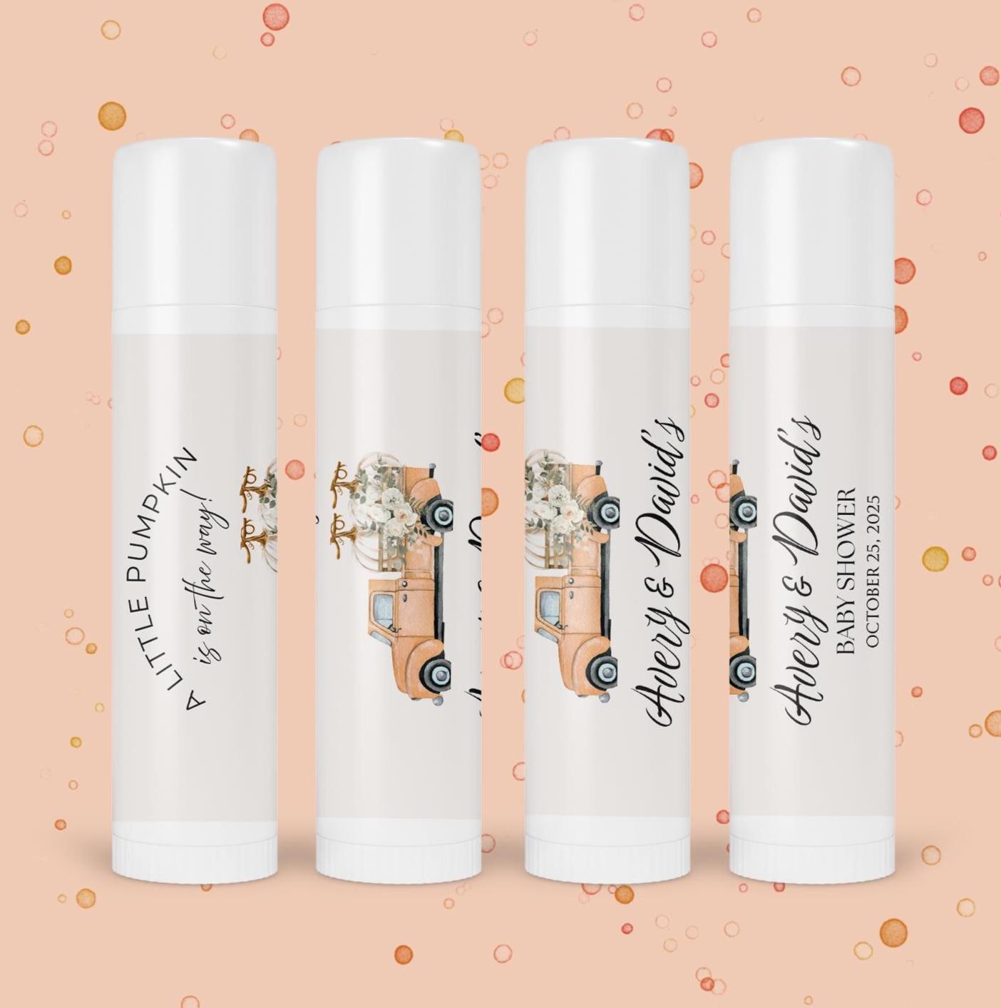 Bulk baby shower lip balm, Baby Shower Guest favor, lip balm Favor, Party Favor, Lemon Themed Favor, Summer baby Shower, Bulk Favor idea