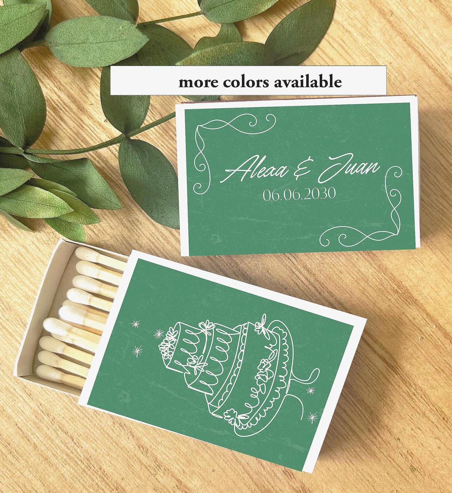 Wedding Reception Guest Favors – Custom Matchboxes – Thoughtful Thank You Gift for Wedding Guests--Personalized Gifts for Reception Tables
