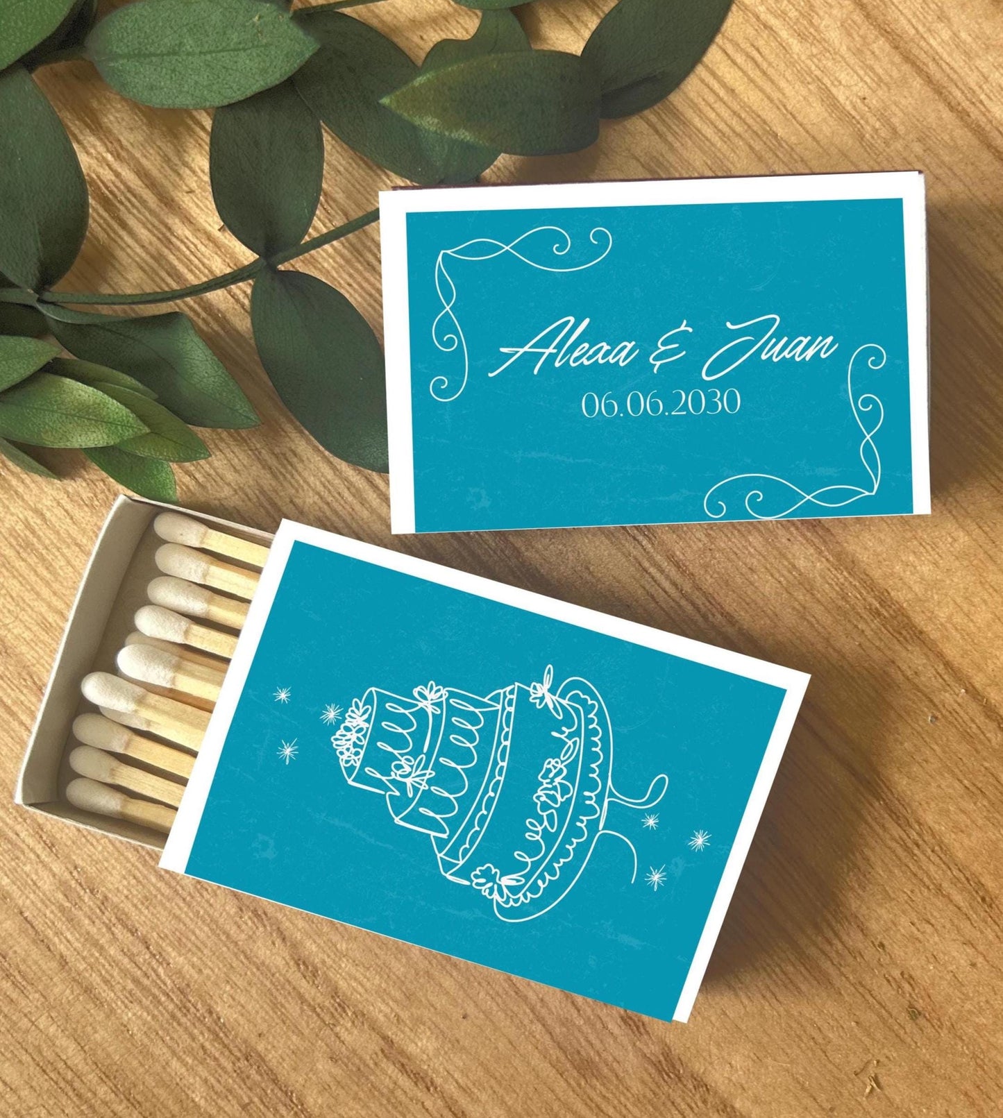 Wedding Reception Guest Favors – Custom Matchboxes – Thoughtful Thank You Gift for Wedding Guests--Personalized Gifts for Reception Tables