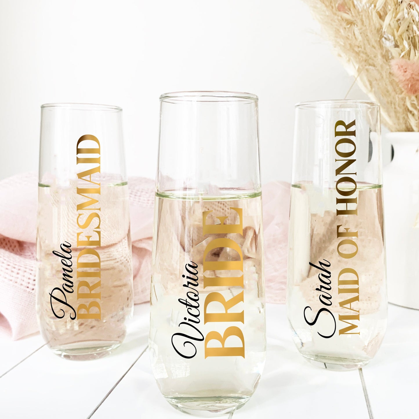 Bridesmaid Champagne Flute