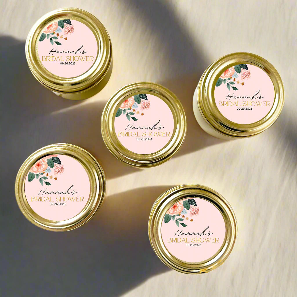 Charming Bridal Shower Candle Favor