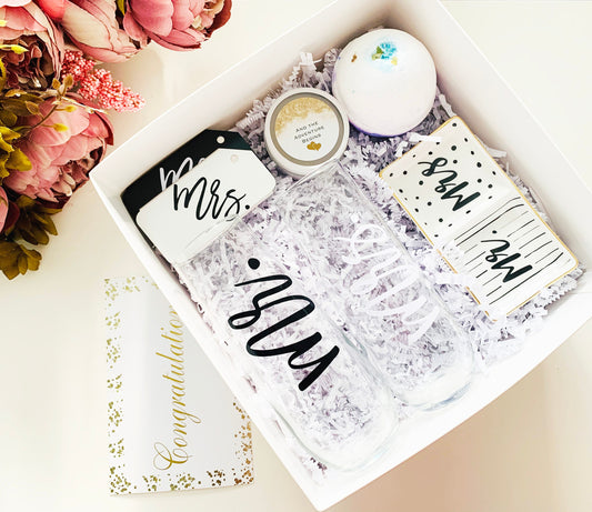 Engagement Gift for Couple - Couple Gift Box - Future Mrs. Gift Box - Just Engaged Gift Set - Wedding Gift Set- Bride to be Gift Box