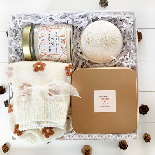 Fall Gift Set/ Self Care Package/ Relaxation Gift for Women/ Get Well Soon Gift/ Warm Gift/ Mental Health Self Care Gift/ Stress Relief Gift