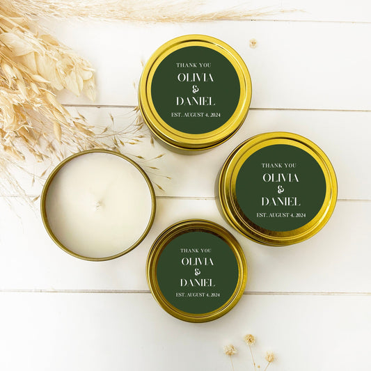Bulk Wedding Candle Favor, Candle Wedding favor for Guests, 2oz. Candle Favor, Wedding Favor, Bulk Shower Favor, Favor for Wedding guests