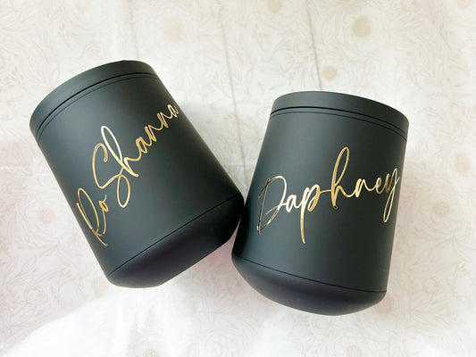 Personalized Acrylic Wine Tumbler, Bridesmaid Tumbler, Gift for Bride Tribe, Bachelorette Party Gift, proposal Gift, Travel Cups