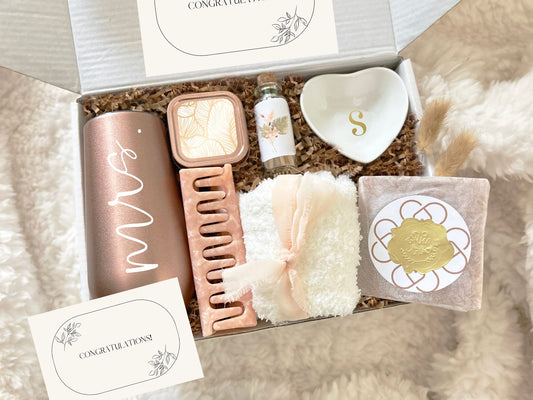 Congratulations Gift for Bride, Gift Box Future Mrs, Engagement Congratulations Gift Basket/ Bride to be Hamper/  Engagement Gift basket