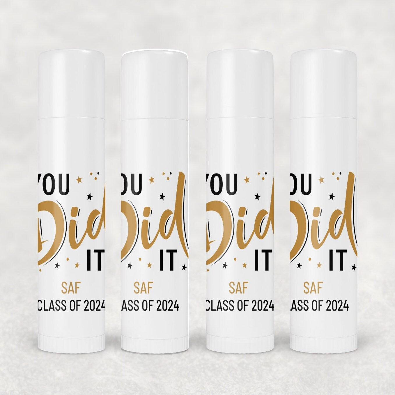 Bulk Grad 2024 Lip Balm Favor, Grad Student favor, Graduation Celebration Lip Balm Favor, Bulk Chapstick Favor, 2024 Grad Lip balm Favor