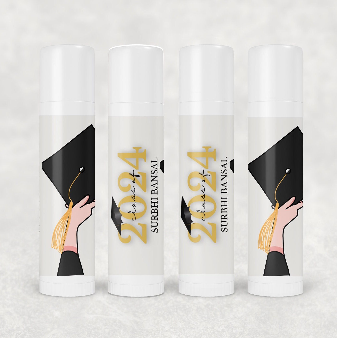 Bulk Grad 2024 Lip Balm Favor, Grad Student favor, Graduation Celebration Lip Balm Favor, Bulk Chapstick Favor, 2024 Grad Lip balm Favor