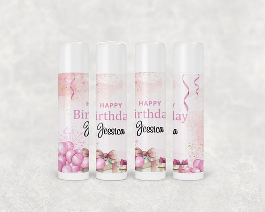 Bulk birthday lip balm, Birthday Party Guest favor, lip balm Favor, birthdaay Party Favor, Bulk lip balm Favor for Girl Friends