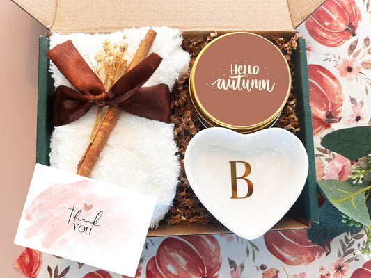 Fall Gift Box for Friend/ Thank You Gift Box For Women/ Mini Thanksgiving Gift for Coworker/Employee Appreciation Gift for Her/ Gift Idea