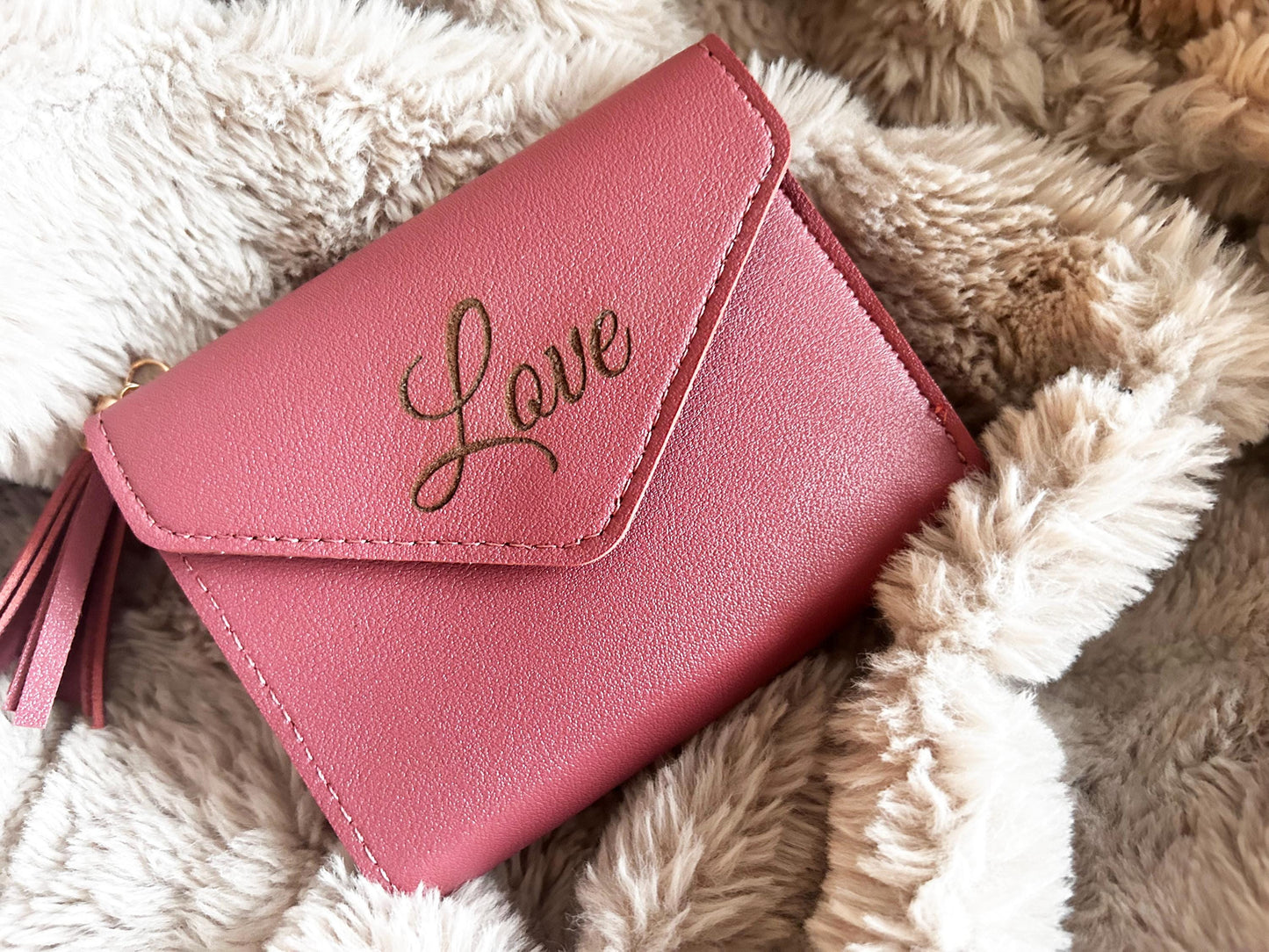 Engraved Employee Appreciation Gift, Office Staff Thank you Gift, Mini Engraved wallets for women, Gift for Women, bulk Mothers day gift
