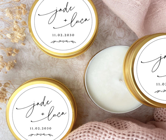 Bulk Wedding Candle Favor, Candle Wedding favor for Guests, 2oz. Candle Favor, Wedding Favor, Bulk Shower Favor, Favor for Wedding guests