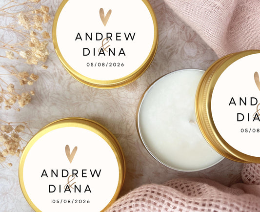 Bulk Wedding Candle Favor, Candle Wedding favor for Guests, 2oz. Candle Favor, Wedding Favor, Bulk Shower Favor, Favor for Wedding guests