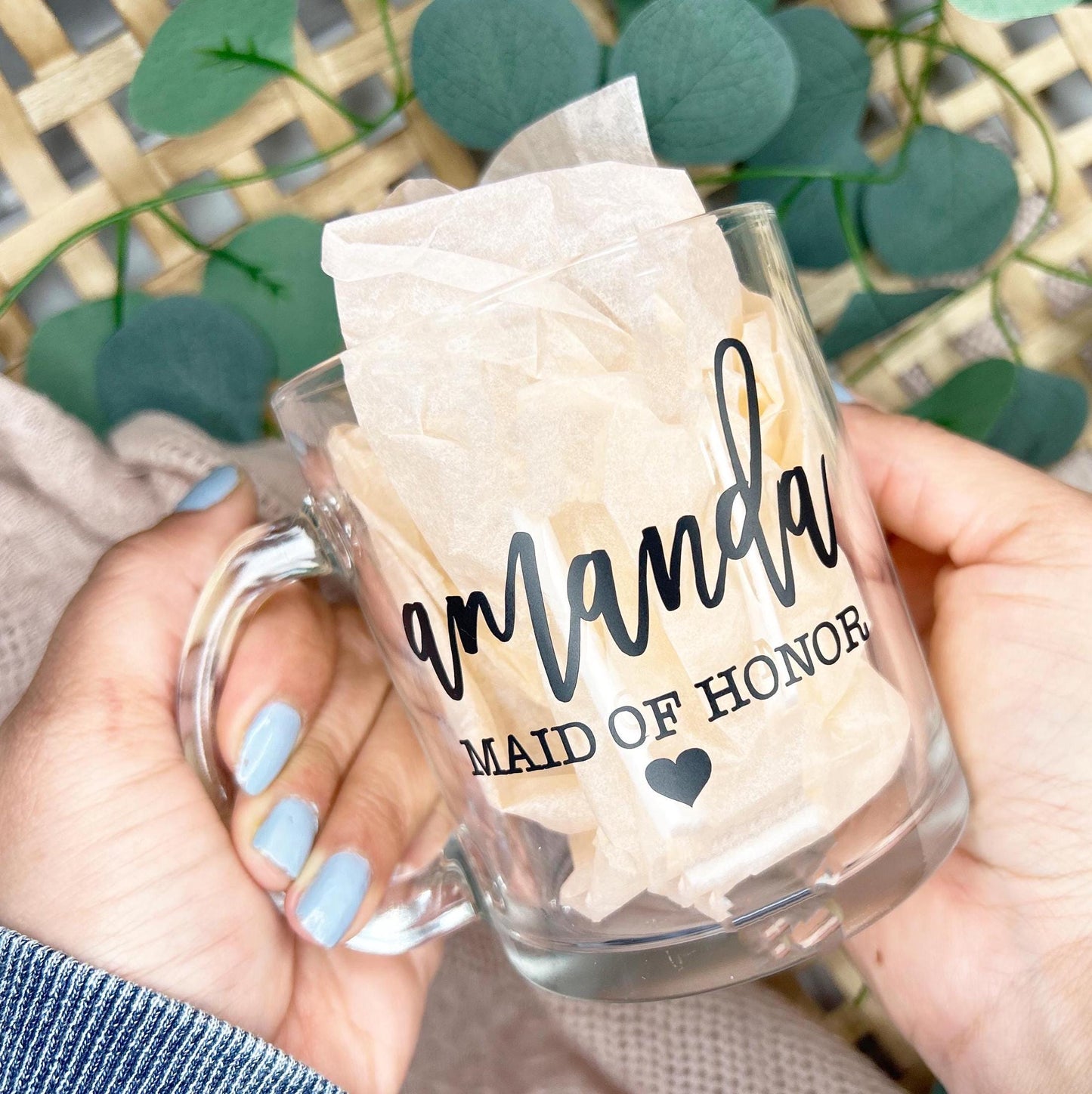 Personalized Bridesmaid Mug Coffee Mug, Bridesmaid Proposal Gift, Will be my maid of honor, bridal shower gift, Be my Bridesmaid Mug