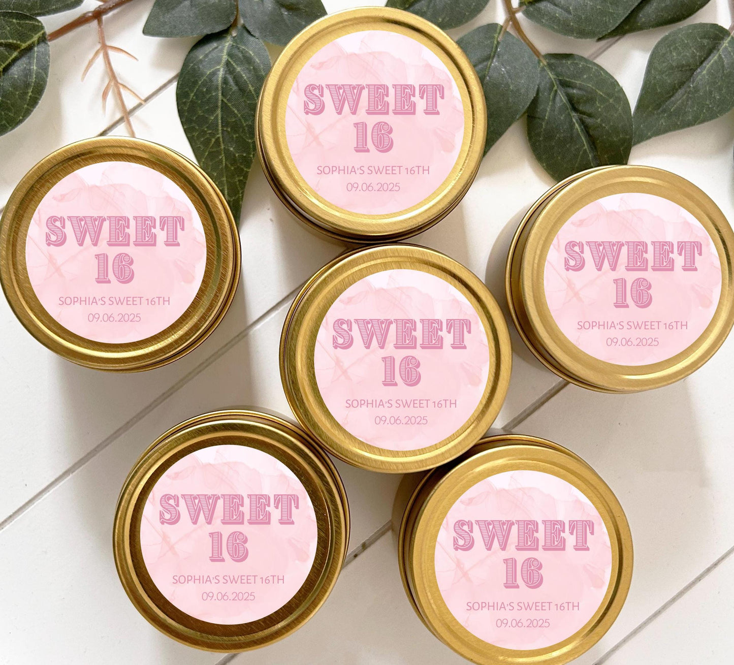 Sweet Sixteen Birthday Candle Favor, Happy 16th Birthday Candles, Birthday favor idea, Bulk Candle Favor, Teen Birthday return gift