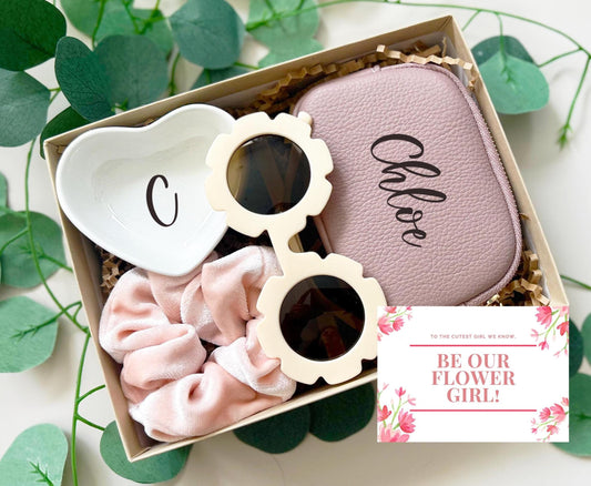Personalized Flower Girl Gift Set / Flower Girl Gift Set / Ring Bearer Gift Set / Ring Bearer Cup / Kids Tumbler / Jr Bridesmaid Cup
