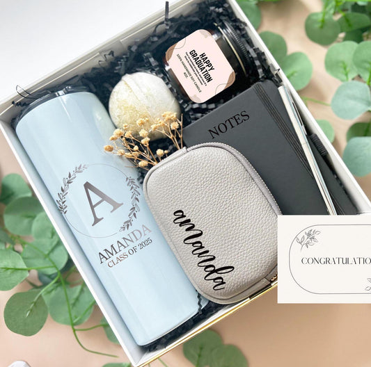 Graduation Gift Box for Her, Class of 2025 Gift, Graduation Gift Set, High School Graduation, Daughter Congrats Teacher Graduation Gift