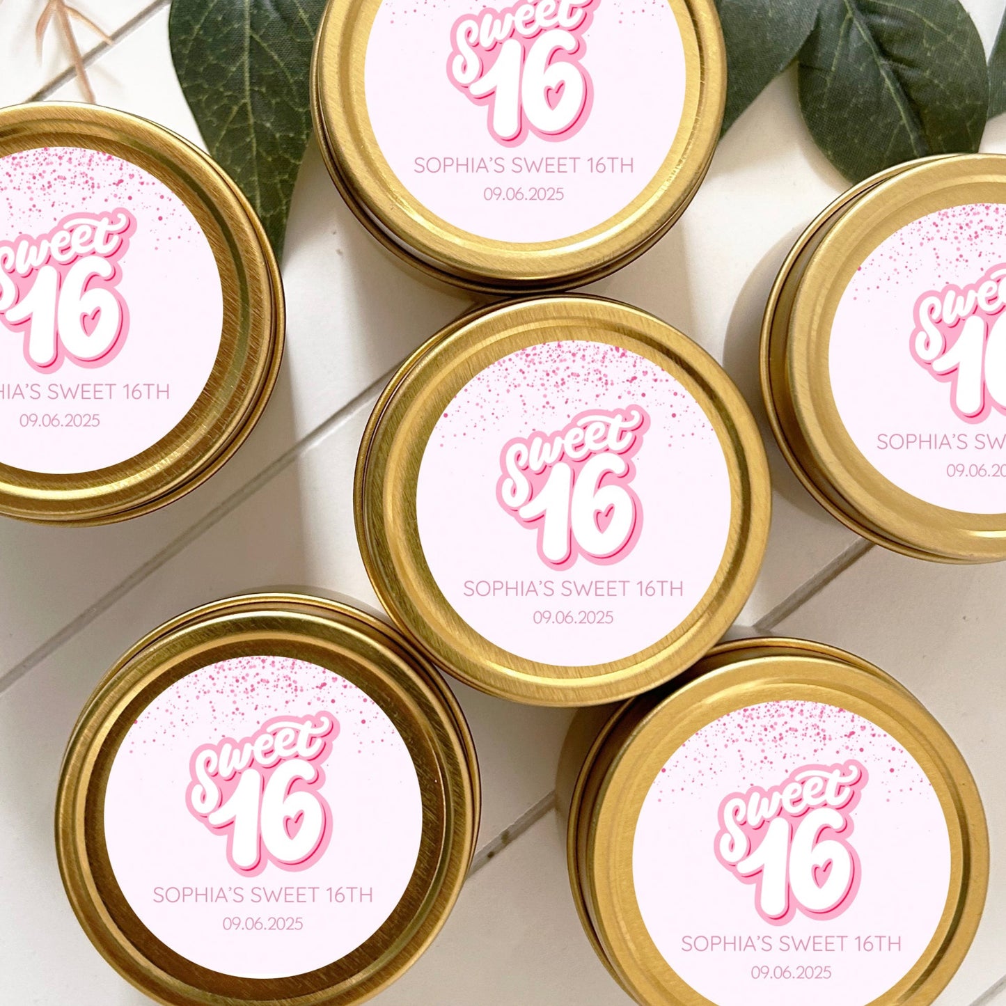Sweet Sixteen Candle Favor