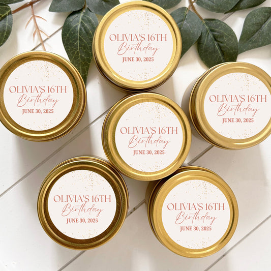 Glow Up! Teen Birthday Candle Favors